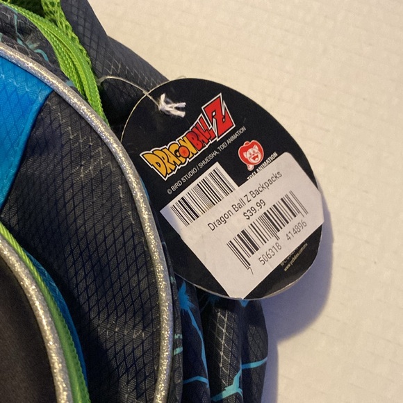 DragonBall Z Anime 3D Backpack Embossed Fantasy Character 4 Pockets Zippers New - Picture 6 of 8